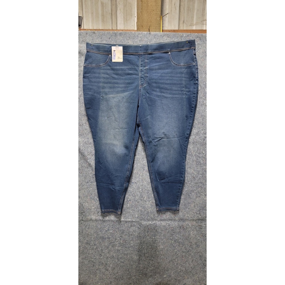 Terry Sky High Rise Skinny Pull On Jeggings Size 4X (28W-30W)